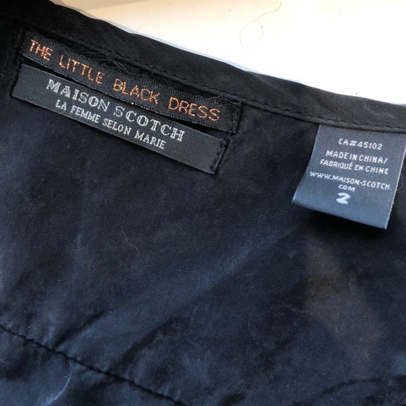 Maison Scotch cupro fabric/silk look dress Medium - Picture 3 of 4